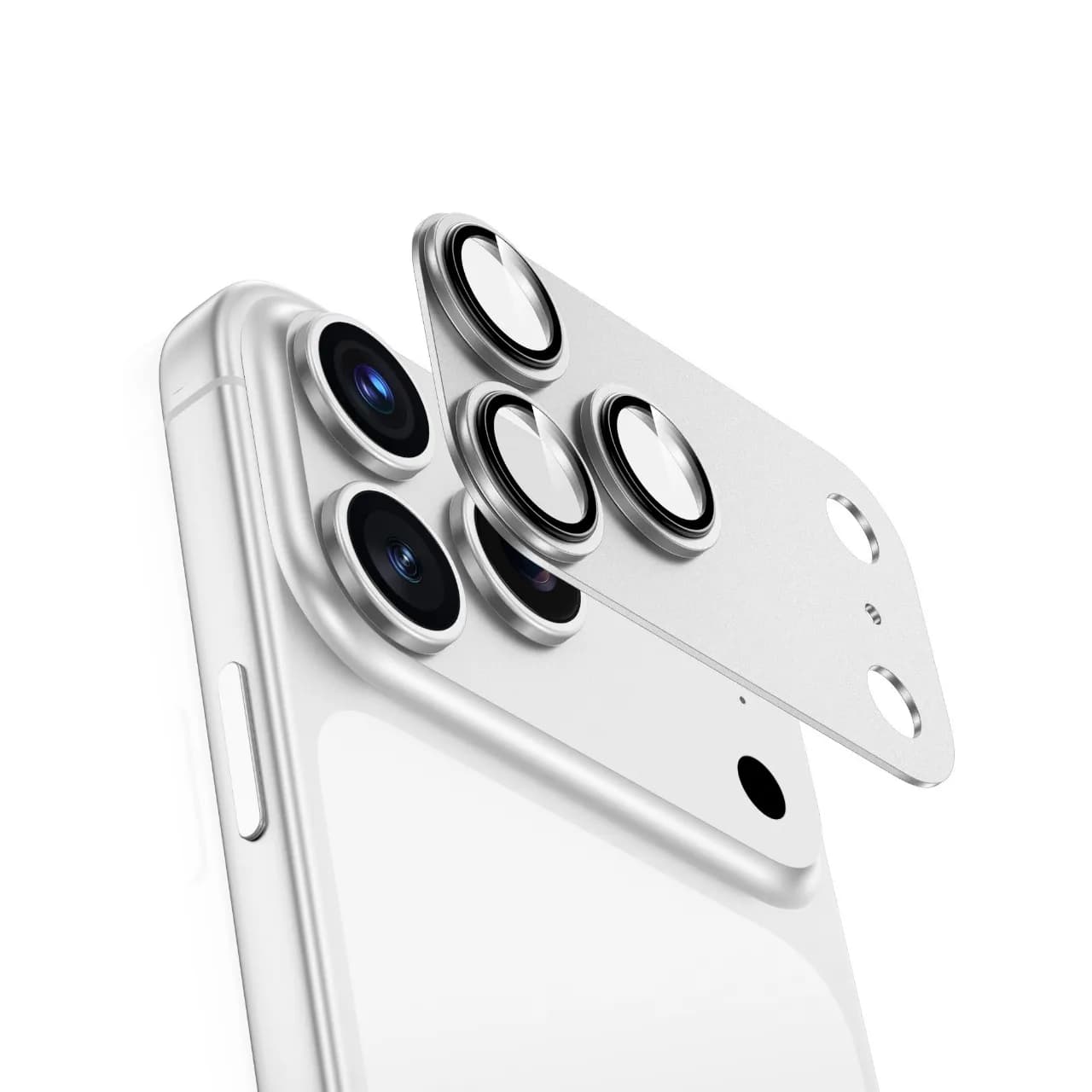 محافظ لنز دوربین آلومینیومی iPhone 17 Pro Max مدل Camera Lens Pro گرین لاین — تصویر ۳