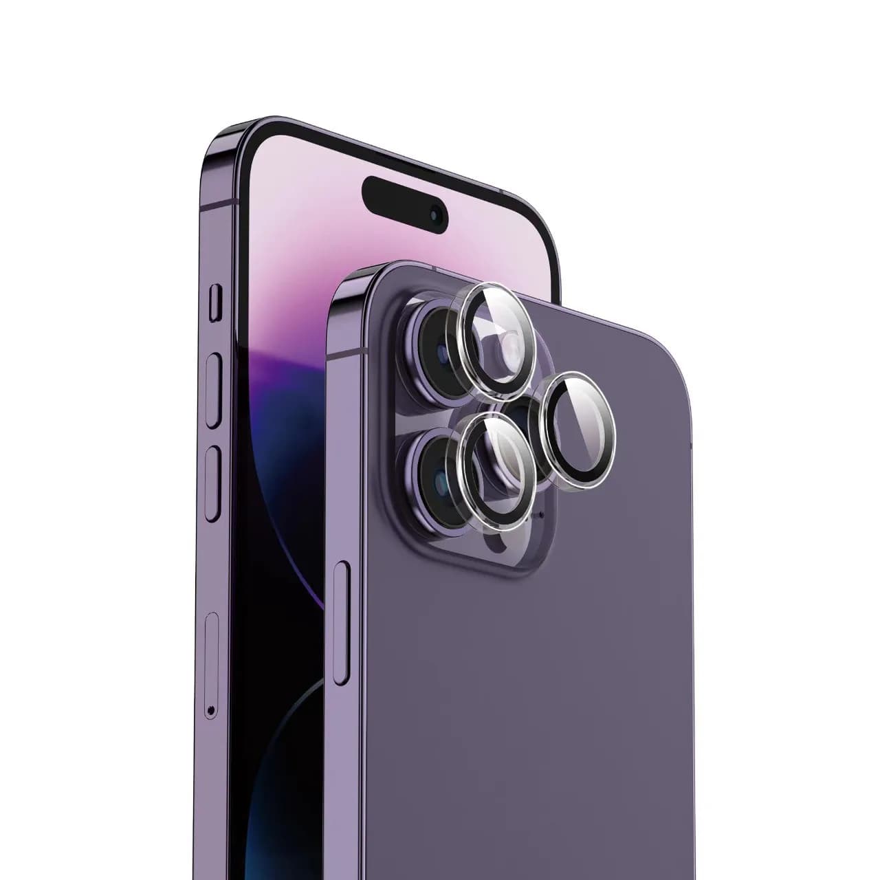 محافظ لنز دوربین گرین لاین مدل TRIO CAMERA LENS آیفون iPhone 14 Pro/14 Pro Max