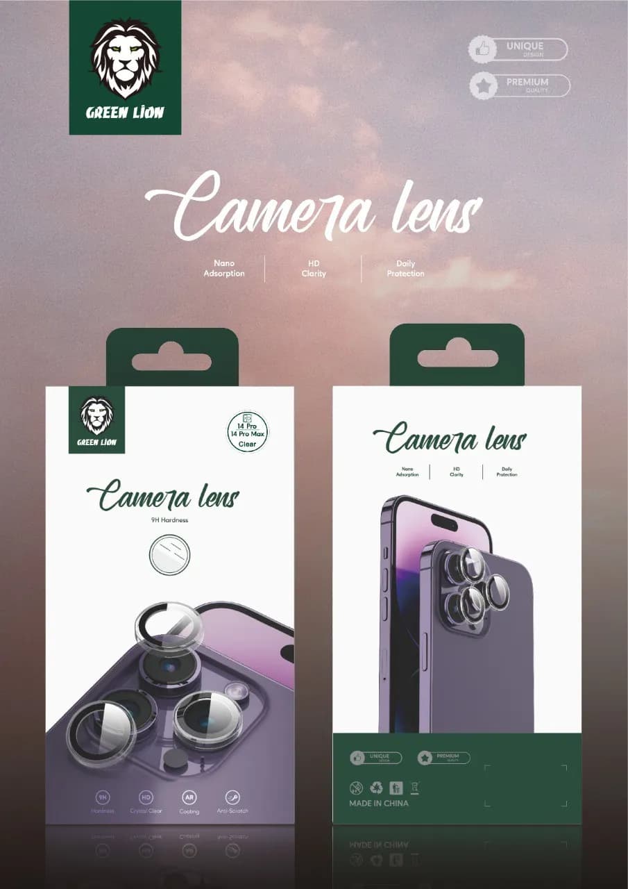 محافظ لنز دوربین گرین لاین مدل TRIO CAMERA LENS آیفون iPhone 14 Pro/14 Pro Max — تصویر ۳