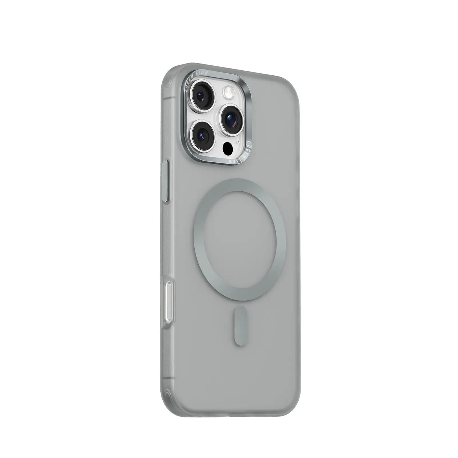 کاور مات مگسیف آیفون ۱۶ پرو مدل Matte MagSafe X Case گرینلاین — تصویر ۴