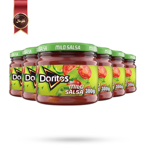 6 عدد سس دوریتوس Doritos مدل سالسا ملایم Mild Salsa وزن 300 گرم (اورجینال)