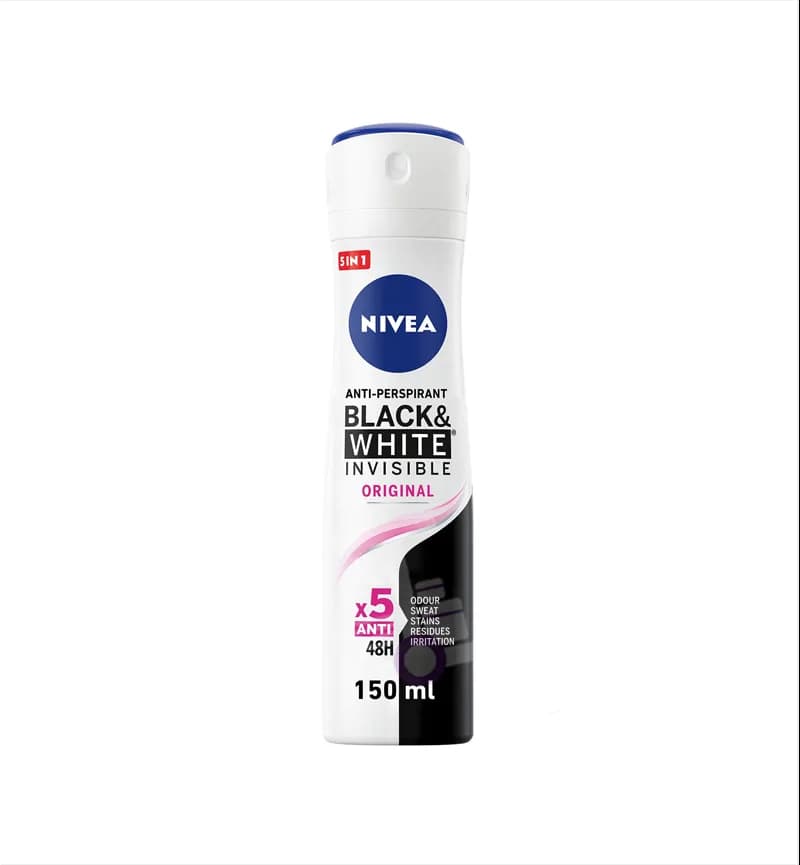اسپری زنانه نیوا Nivea مدل Black & White Invisible Original