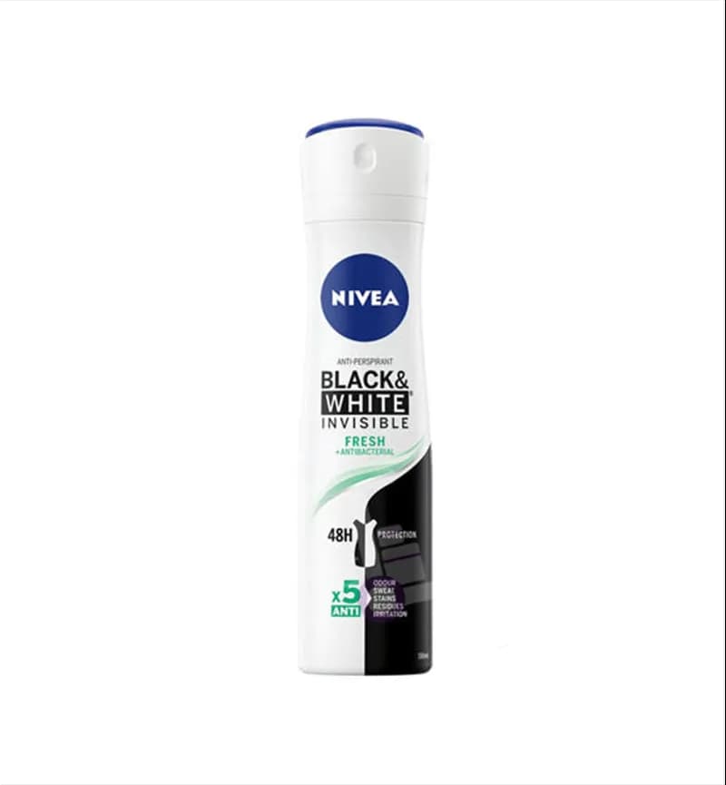 اسپری زنانه نیوا Nivea مدل Black & White Invisible Fresh