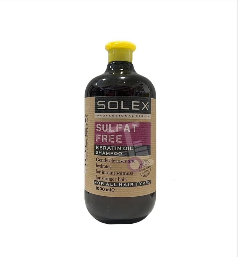 شامپو بدون سولفات سولکس Solex مدل Keratin Oil