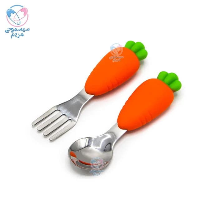 قاشق و چنگال طرح میوه