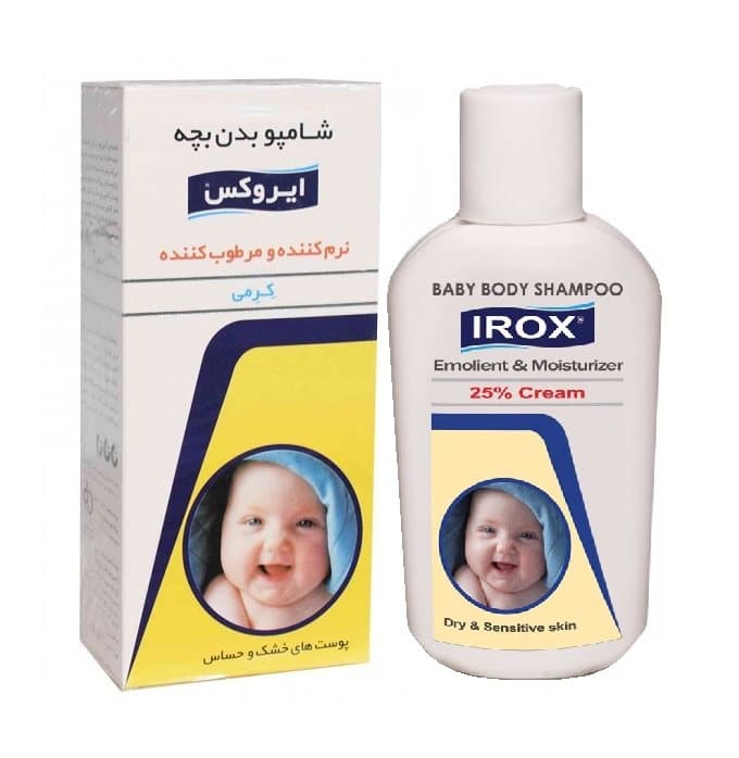 شامپو بدن کرمی کودک ایروکس حجم 200 میلی لیتر