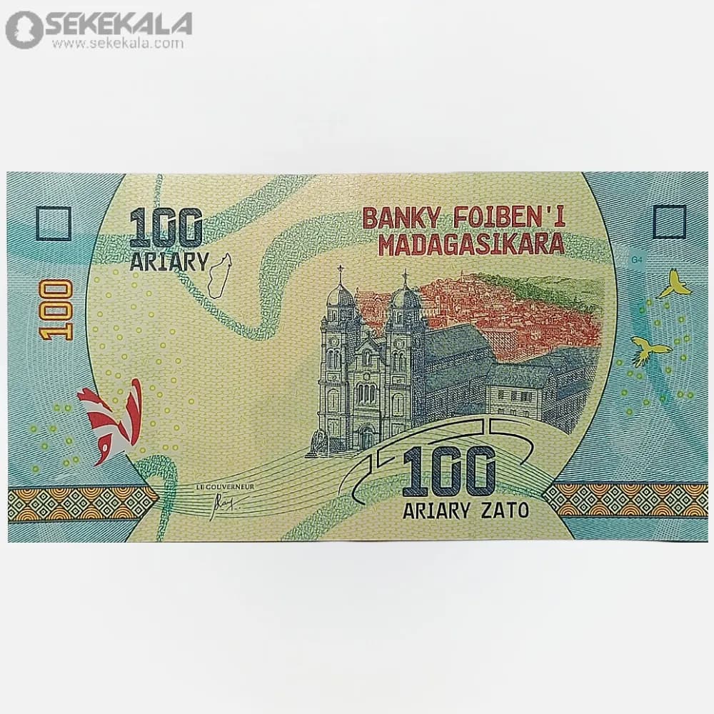 اسکناس 100 آریاری ماداگاسکار 2018 (UNC)