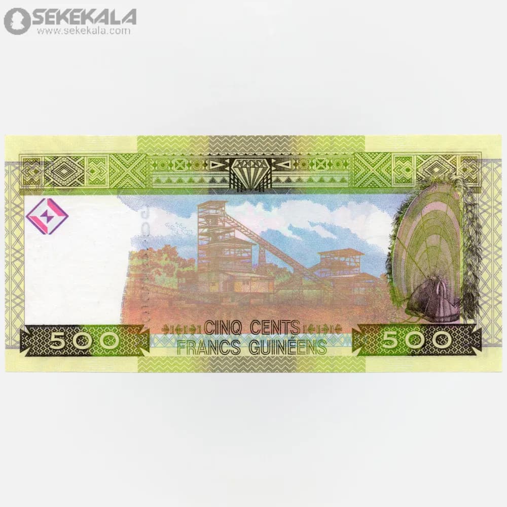 اسکناس 500 فرانک گینه 2006 (UNC) — تصویر ۲