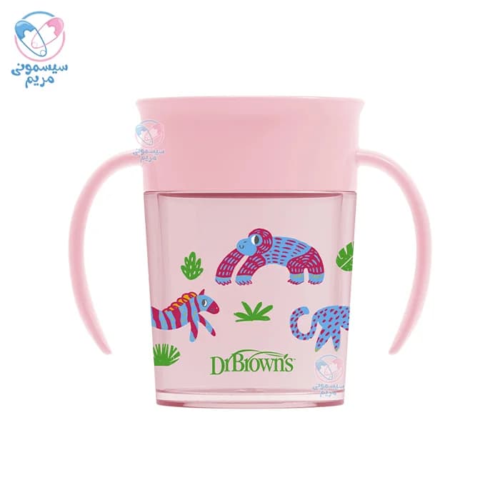 لیوان 360 درجه دکتر براون Dr Browns 200ML — تصویر ۴