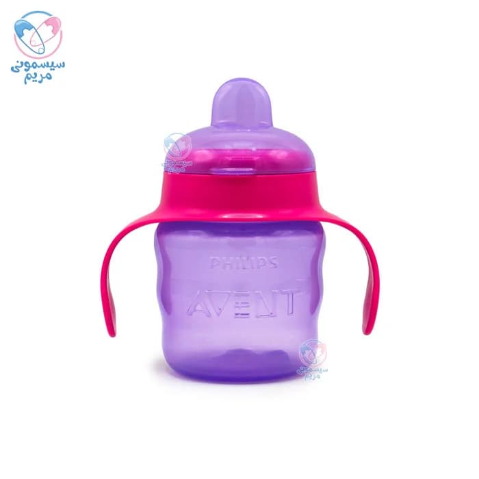 لیوان سر سیلیکونی دسته دار +6 اونت Avent — تصویر ۴