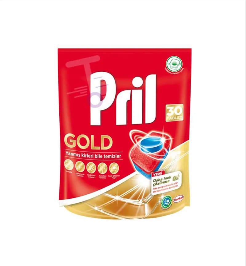 قرص ظرفشویی پریل Pril مدل Gold بسته 30 عددی