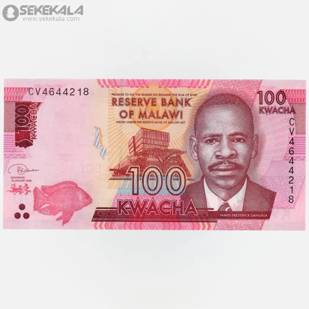 اسکناس 100 کواچا مالاوی 2020 (UNC)
