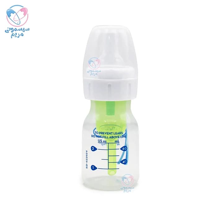 شیشه شیر لاغر طلقی 60 میلی لیتر دکتر براون Dr.Brown’s — تصویر ۲