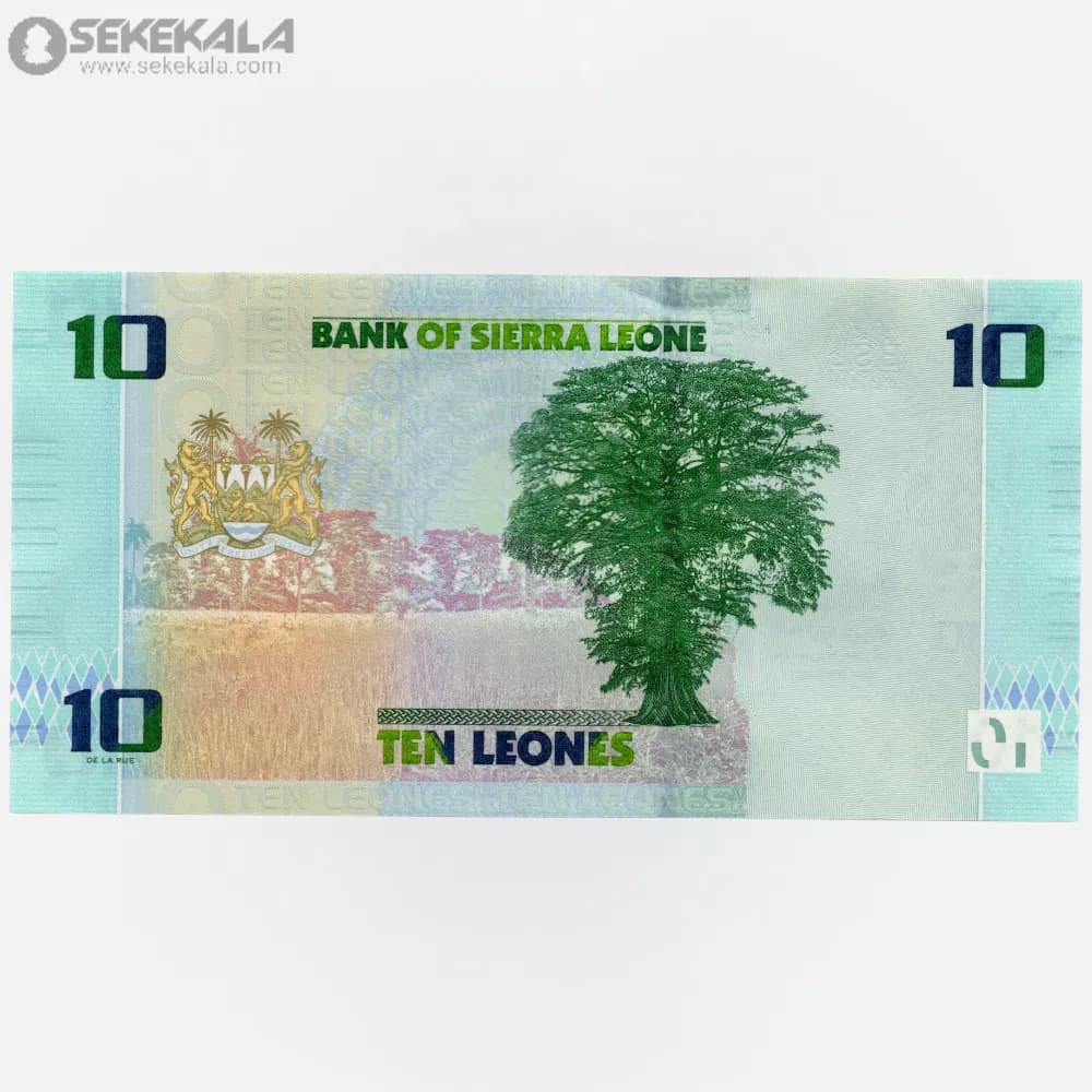 اسکناس 10 لئون سیرالئون 2022 (UNC) — تصویر ۲