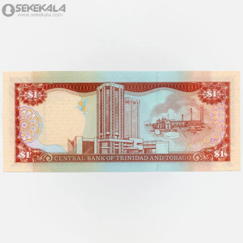 اسکناس 1 دلار ترینیداد و توباگو 2006 (UNC) — تصویر ۲