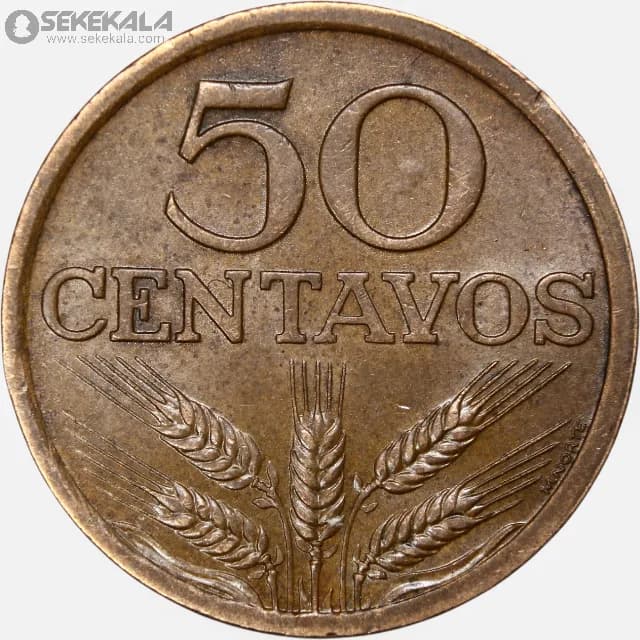 سکه 50 سنتاوو پرتغال 1976