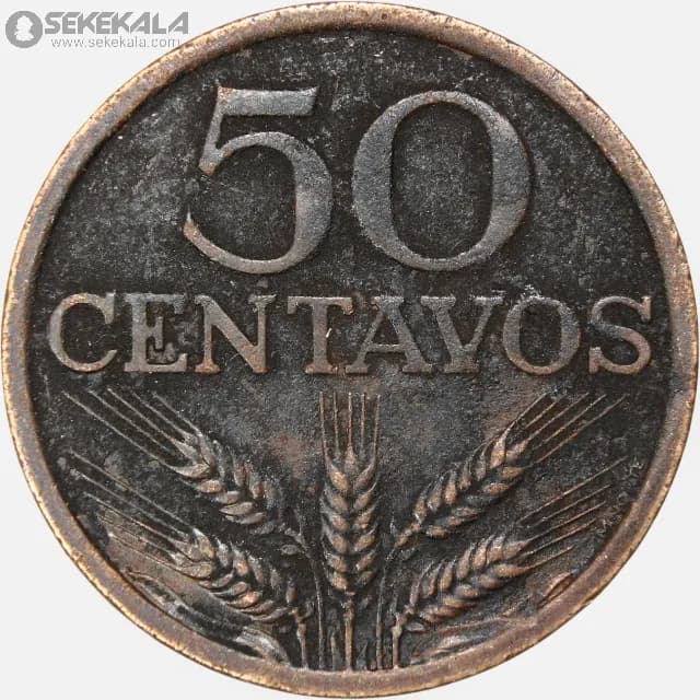 سکه 50 سنتاوو پرتغال 1973