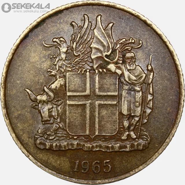 سکه 1 کرون ایسلند 1965