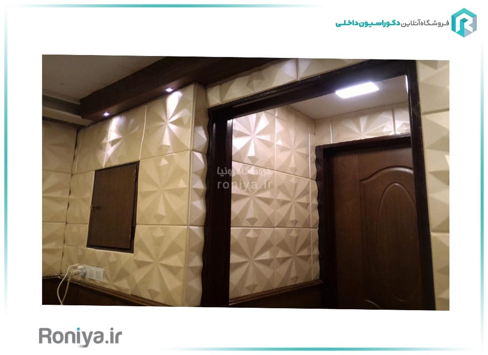 دیوار پوش چرمی ROCK کد SW025 — تصویر ۲