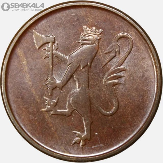سکه 5 اوره نروژ 1982 (اولاف پنجم)(UNC)