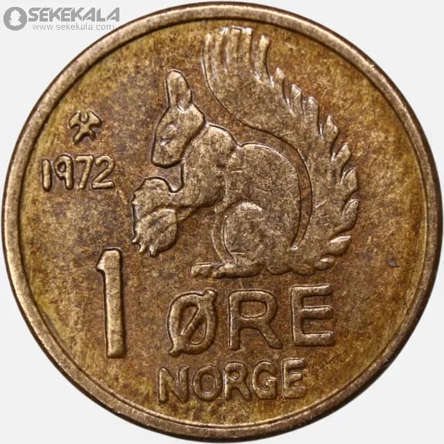 سکه 1 اوره نروژ 1960 (اولاف پنجم)(+AU)