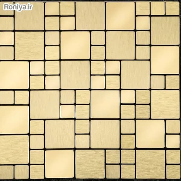 دیوارپوش بین کابینتی طلایی کد 22202