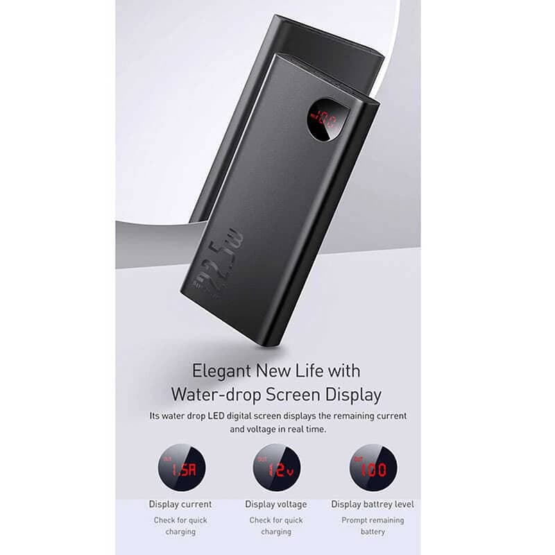 پاور بانک بیسوس مدل Adaman 20000mAh 22.5W — تصویر ۷