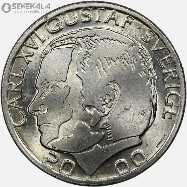 سکه 1 کرون سوئد 2000 (UNC)
