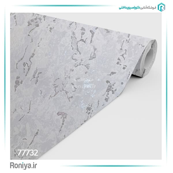کاغذ دیواری شاینی طرحدار کد 77726 — تصویر ۴