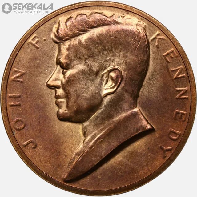 مدال یادبود جان اف کندی آمریکا 1964