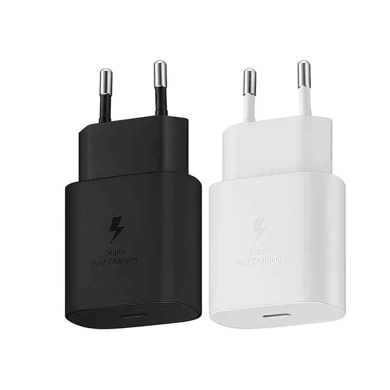 پک 20عددی شارژر سامسونگ مشابه اصلی (اورجینال چین)SAMSUNG ADAPTER EP-TA800 25W 2PIN — تصویر ۳