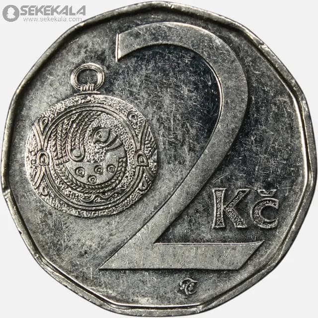 سکه 2 کرون جمهوری چک 2012