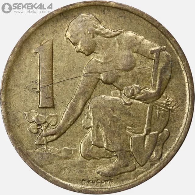 سکه 1 کرون چکسلواکی 1982