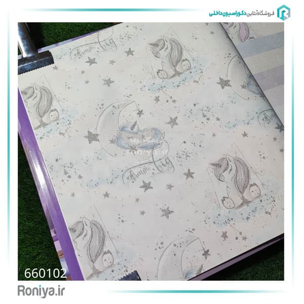 کاغذ دیواری تک شاخ کد 660101 — تصویر ۳