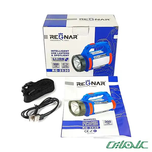 چراغ قوه نور افکن رگنار مدل RG-2530 — تصویر ۳