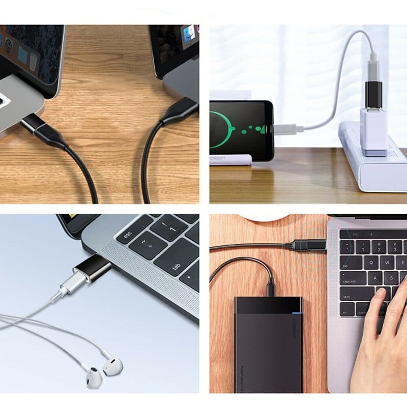 تبدیل تایپ سی به یو اس بی GP-90|Type-C to USB 3.0 — تصویر ۴