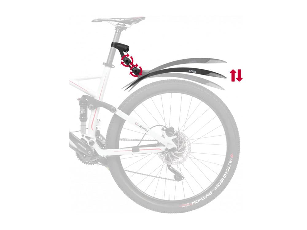 گلگیر عقب دوچرخه زفال مدل +ZEFAL MUDGUARD DEFLECTOR RM90 — تصویر ۳