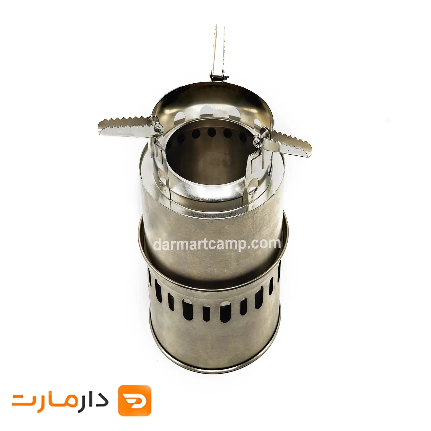 فایر باکس ، اجاق چوبی استیل بدون دود بزرگ — تصویر ۶
