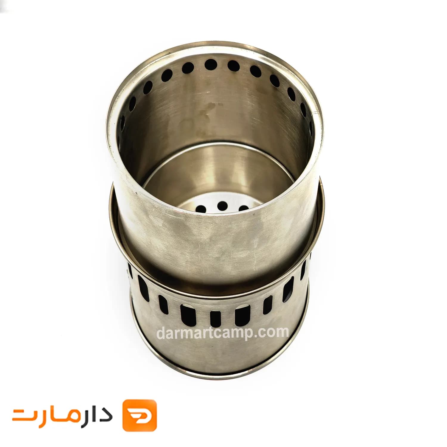فایر باکس ، اجاق چوبی استیل بدون دود بزرگ — تصویر ۴