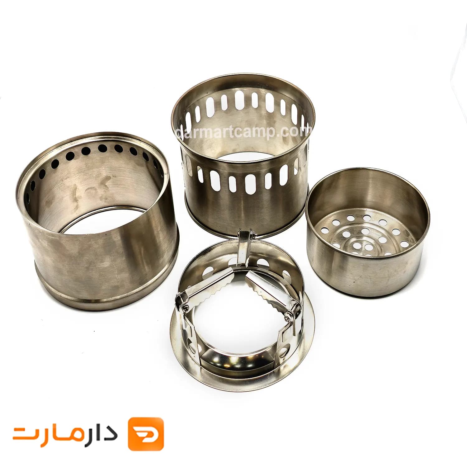 فایر باکس ، اجاق چوبی استیل بدون دود بزرگ — تصویر ۵