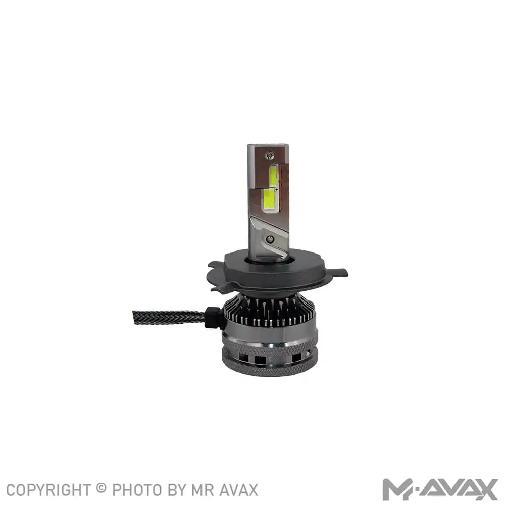 هدلایت لنزو مدل M125 PRO با پایه 6000K H4 (دو عددی) — تصویر ۲