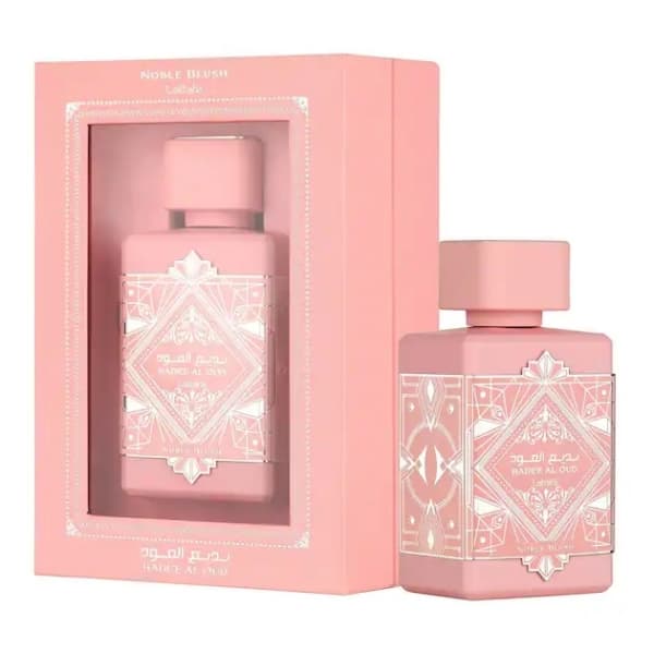 عطر ادکلن بدیع العود نوبل بلاش صورتی اصلی و اورجینال لطافه BADEE AL OUD NOBLE BLUSH