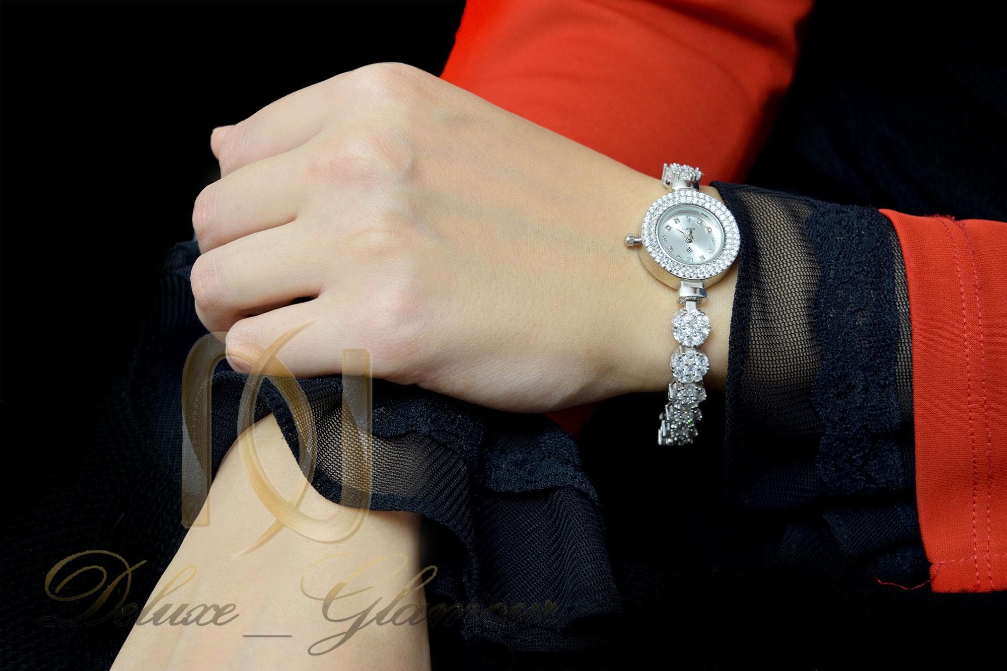 ساعت نقره زنانه جواهري wh-n115 — تصویر ۲