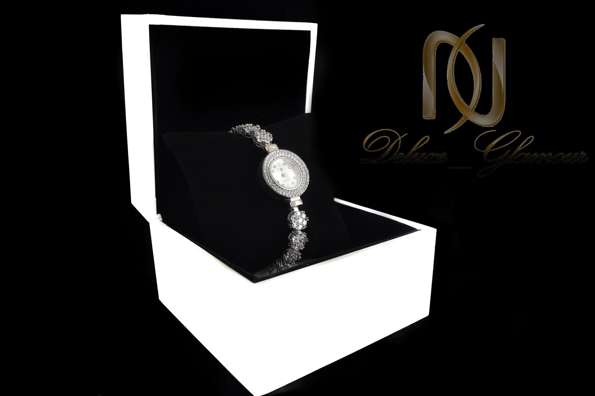 ساعت نقره زنانه جواهري wh-n115 — تصویر ۳