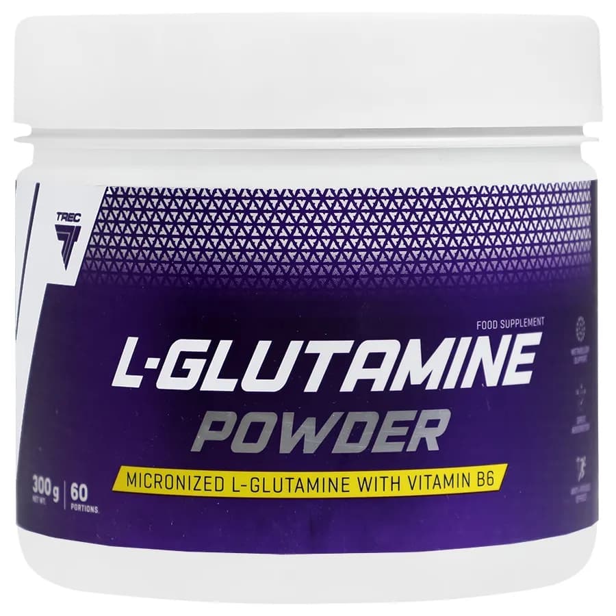 ال گلوتامین 300 گرمی ترک نوتریشن | L-Glutamine Trec Nutrition 300G