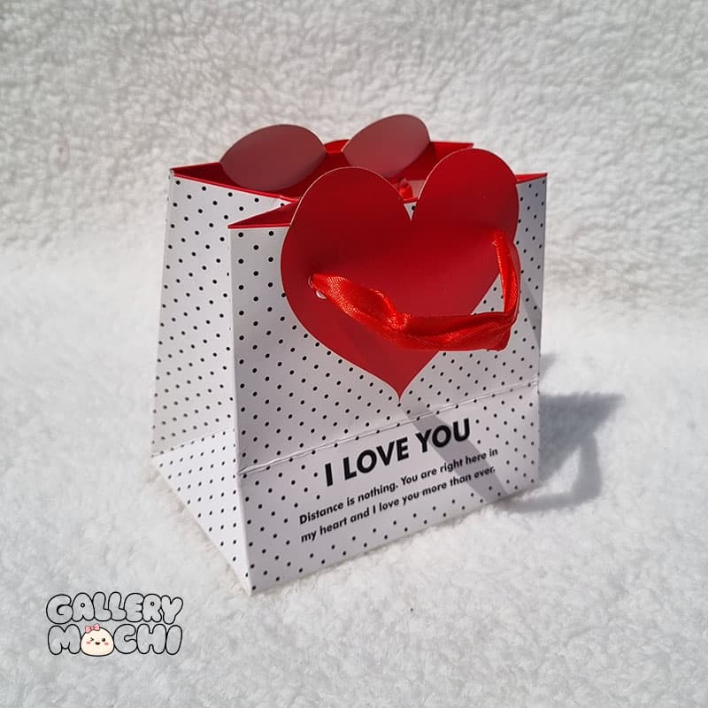 پاکت هدیه (گیفت بگ) سایز 12*12*8 سانت خال خالی — تصویر ۲