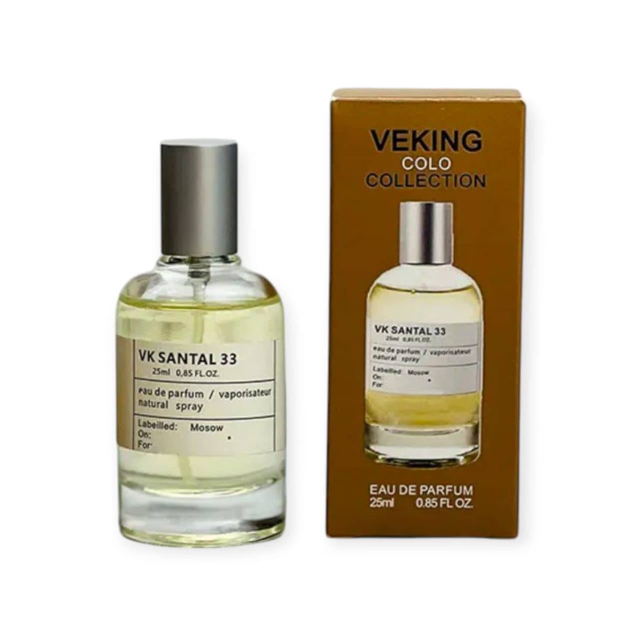 ادکلن مینیاتوری سانتال 33 ویکینگVEKING مدل Santal 33 حجم 25 میل