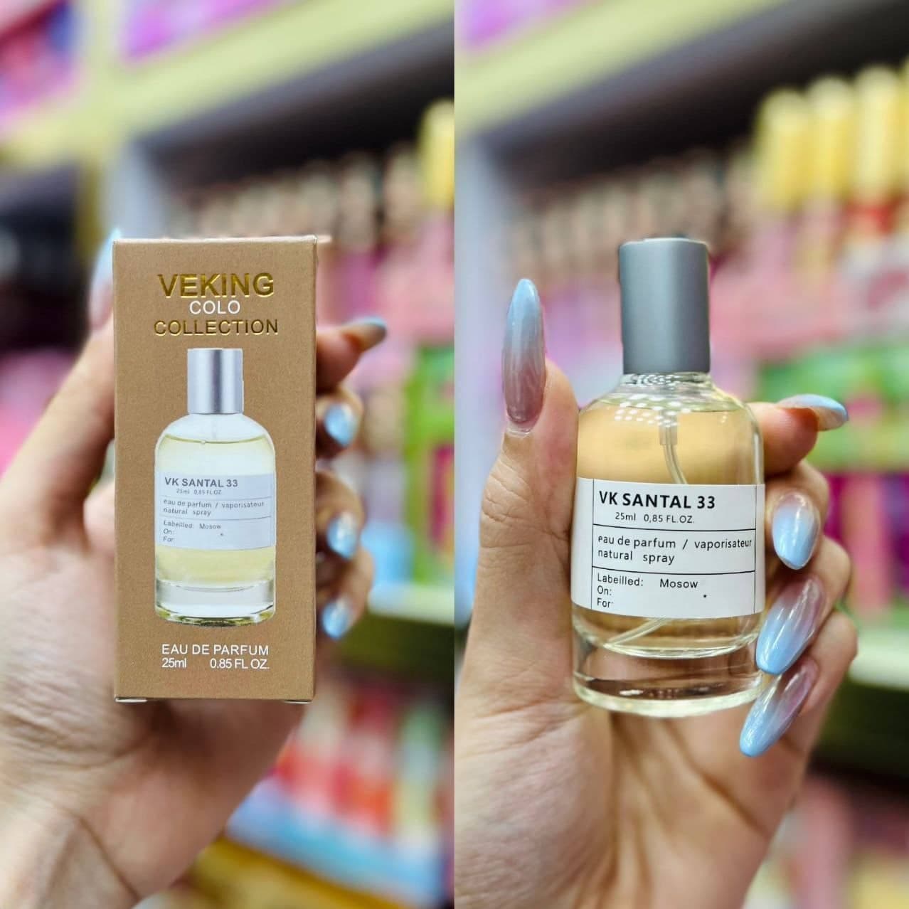 ادکلن مینیاتوری سانتال 33 ویکینگVEKING مدل Santal 33 حجم 25 میل — تصویر ۲