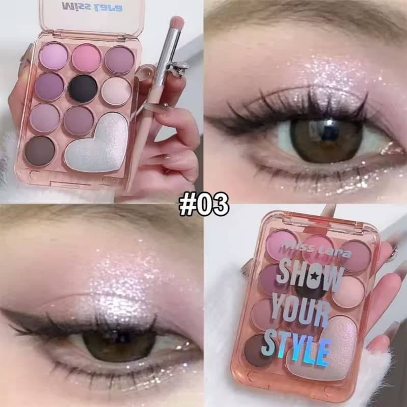 پالت سایه قلبی میس لارا Miss Lara مدل Show Your Style — تصویر ۷
