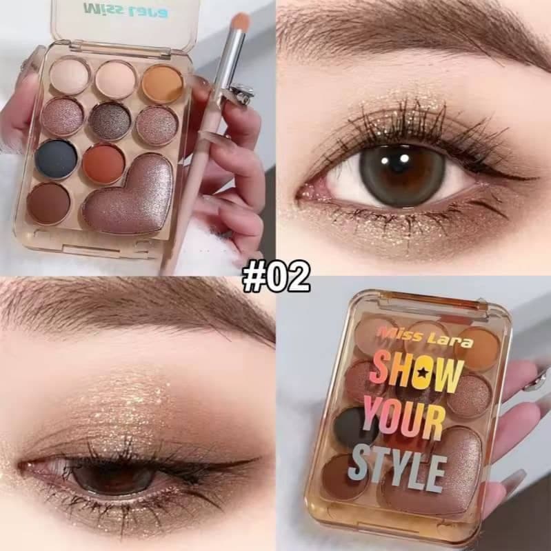 پالت سایه قلبی میس لارا Miss Lara مدل Show Your Style — تصویر ۶